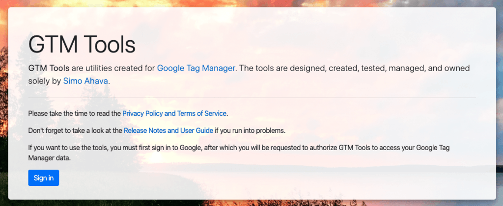 GTM tools 教學