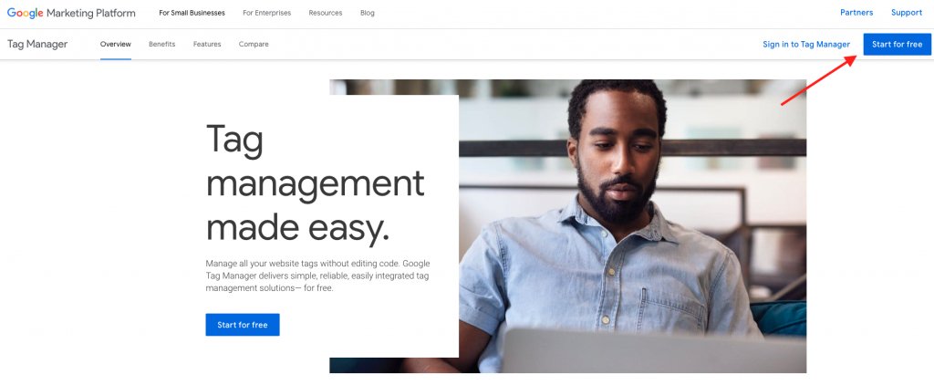 Google Tag Manager 帳號