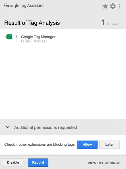Google Tag Assistant 教學